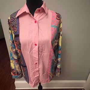 Multi color long sleeve shirt